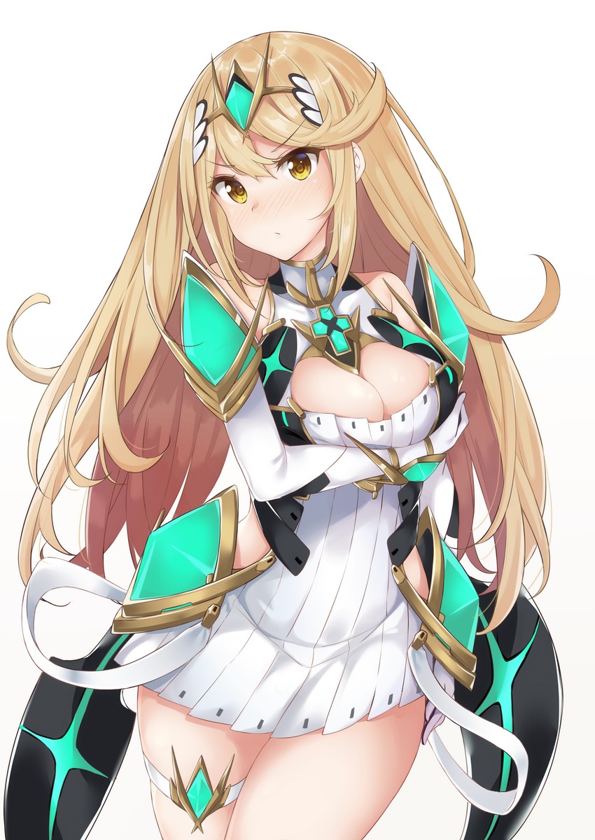 mythra (xenoblade chronicles and 1 more) drawn by tetora_(yumejihuka)