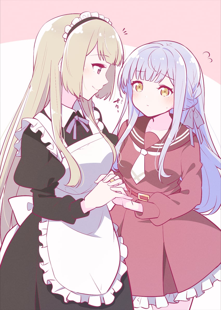 kon kanaho and miyagawa takane (assault lily) drawn by morugen
