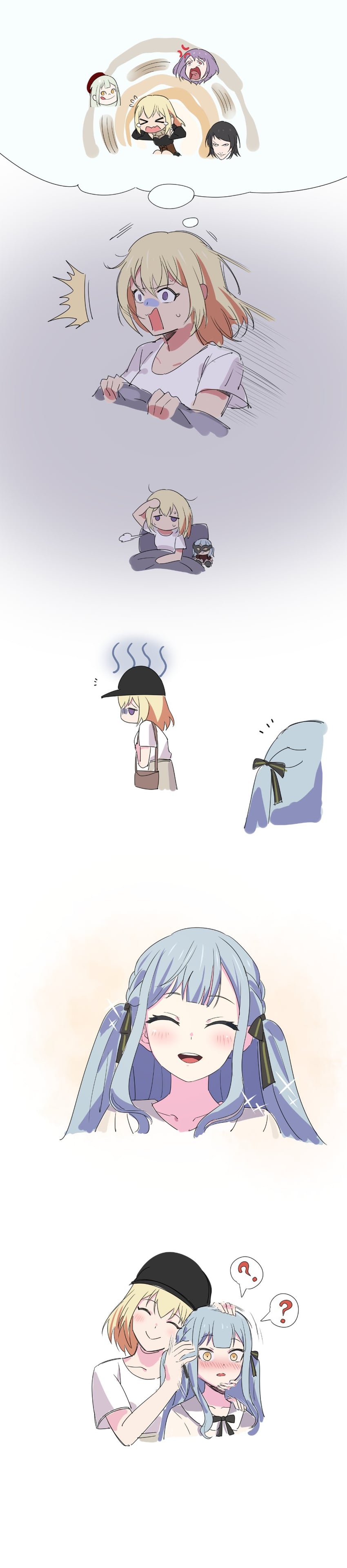 togawa sakiko, wakaba mutsumi, yahata umiri, misumi uika, oblivionis, and 2 more (bang dream! and 1 more) drawn by yzj21333