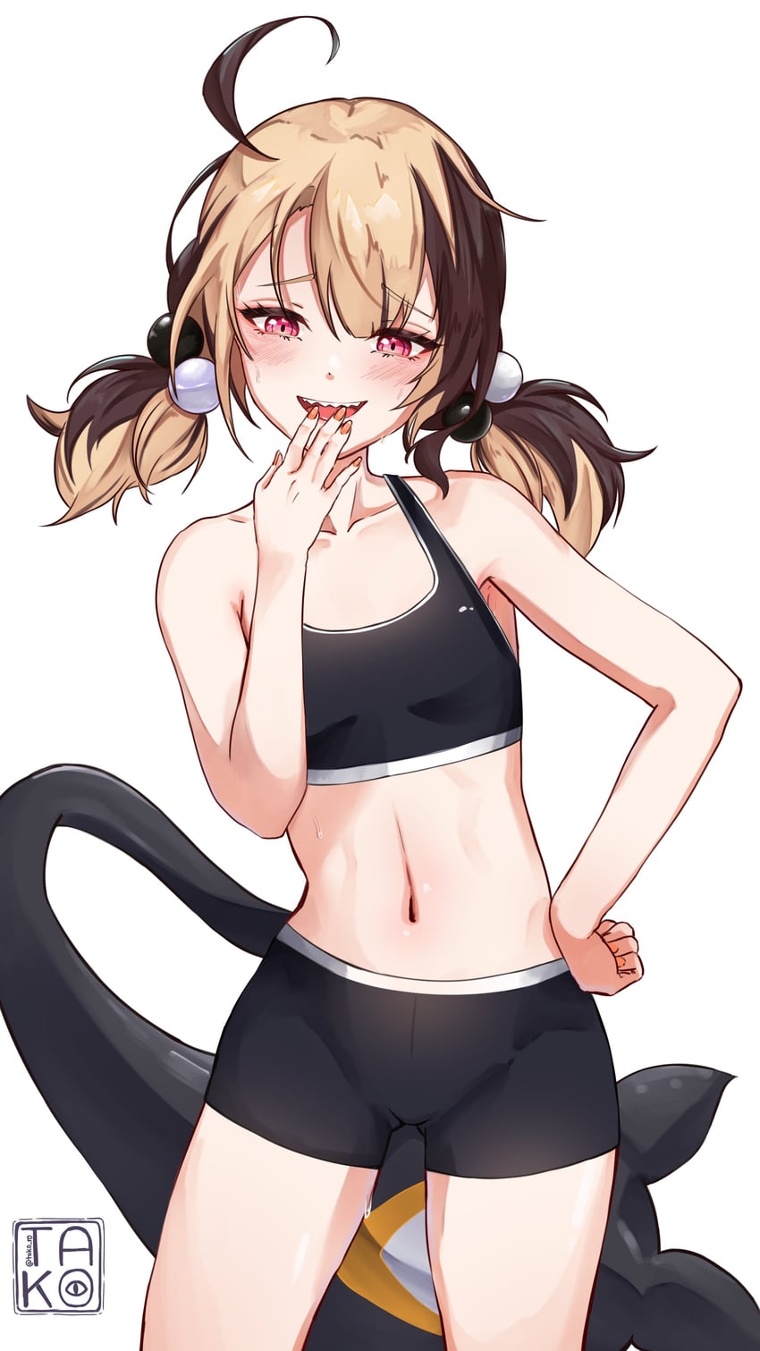 gigi murin (hololive and 1 more) drawn by takoroki