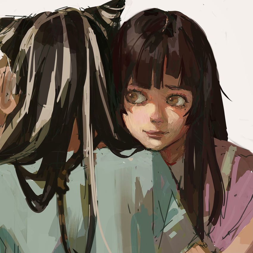 tsumiki mikan and mioda ibuki (danganronpa and 1 more) drawn by hvmbrgrr