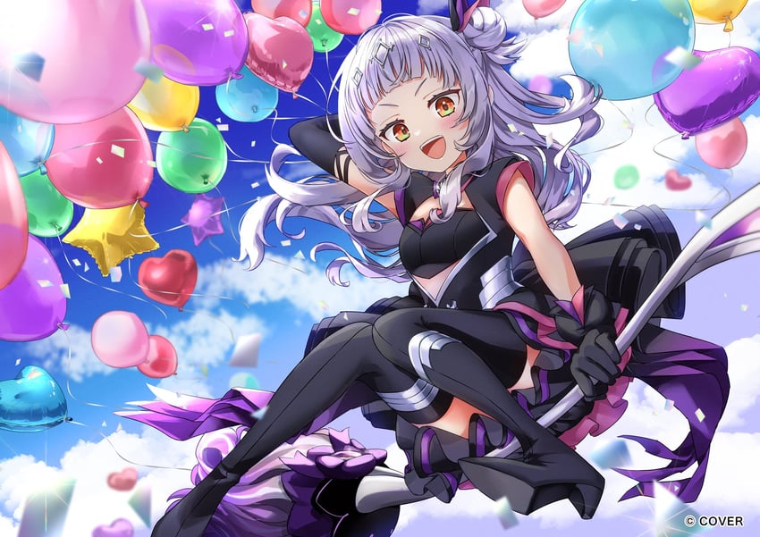 murasaki shion (hololive and 1 more) drawn by izumi_kirifu