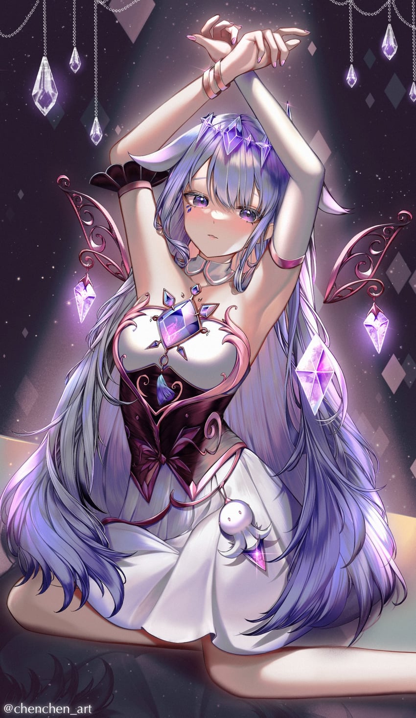 koseki bijou (hololive and 1 more) drawn by chenchen