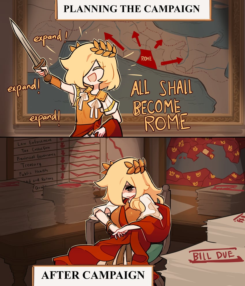 legate (original and 1 more) drawn by centurii-chan