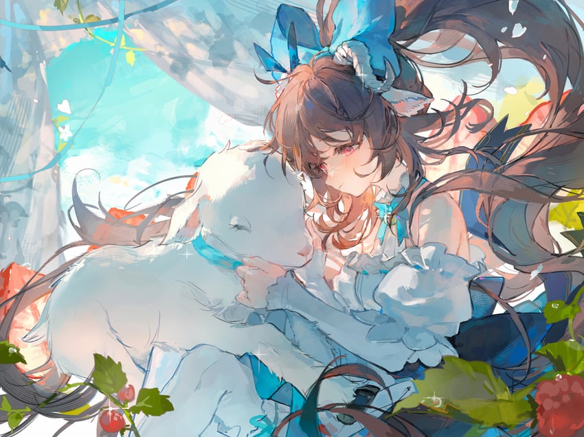 eyjafjalla and eyjafjalla the hvit aska (arknights) drawn by nonhaaa