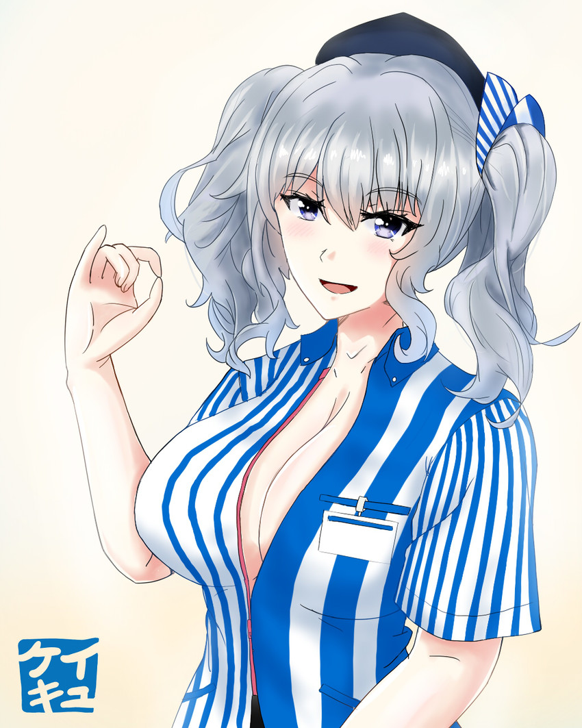 kashima (kantai collection and 1 more) drawn by keikyu_(tiltedcube)