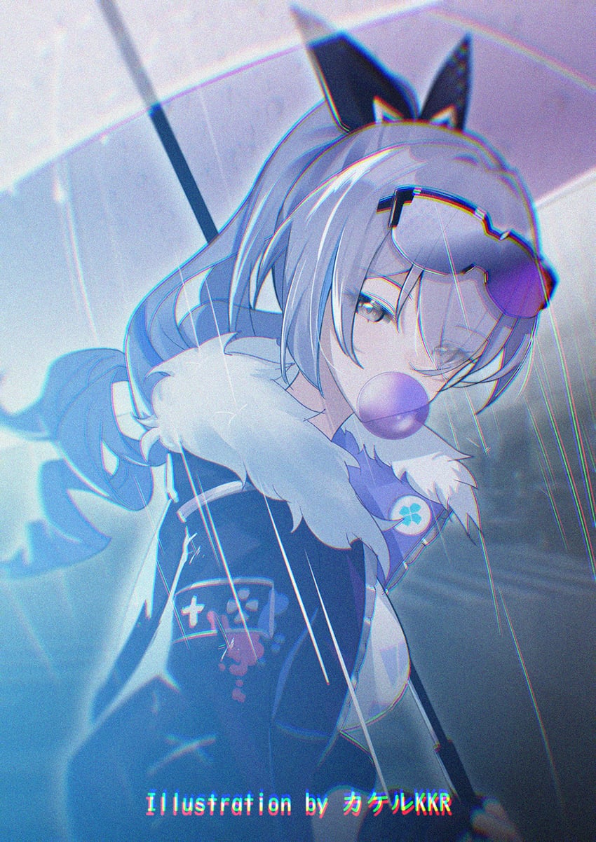 silver wolf (honkai and 1 more) drawn by srpzk