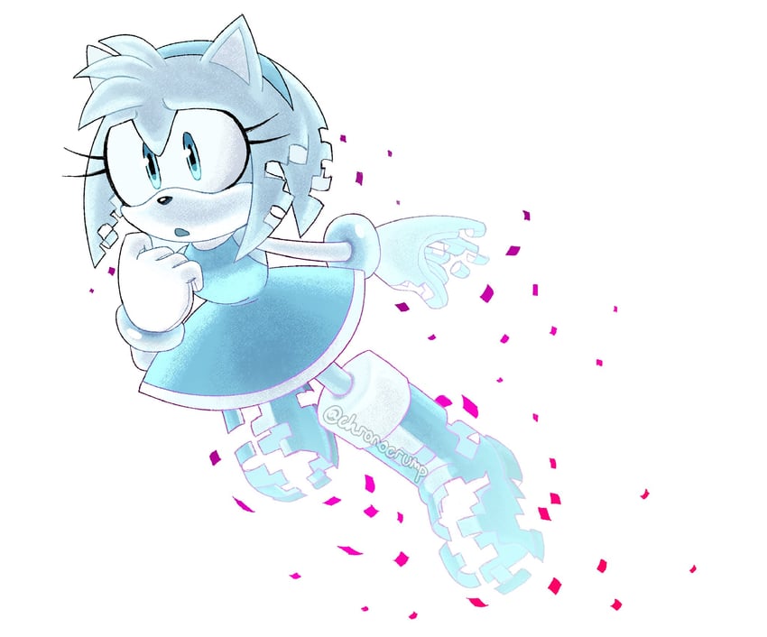 amy rose (sonic and 1 more) drawn by chronocrump