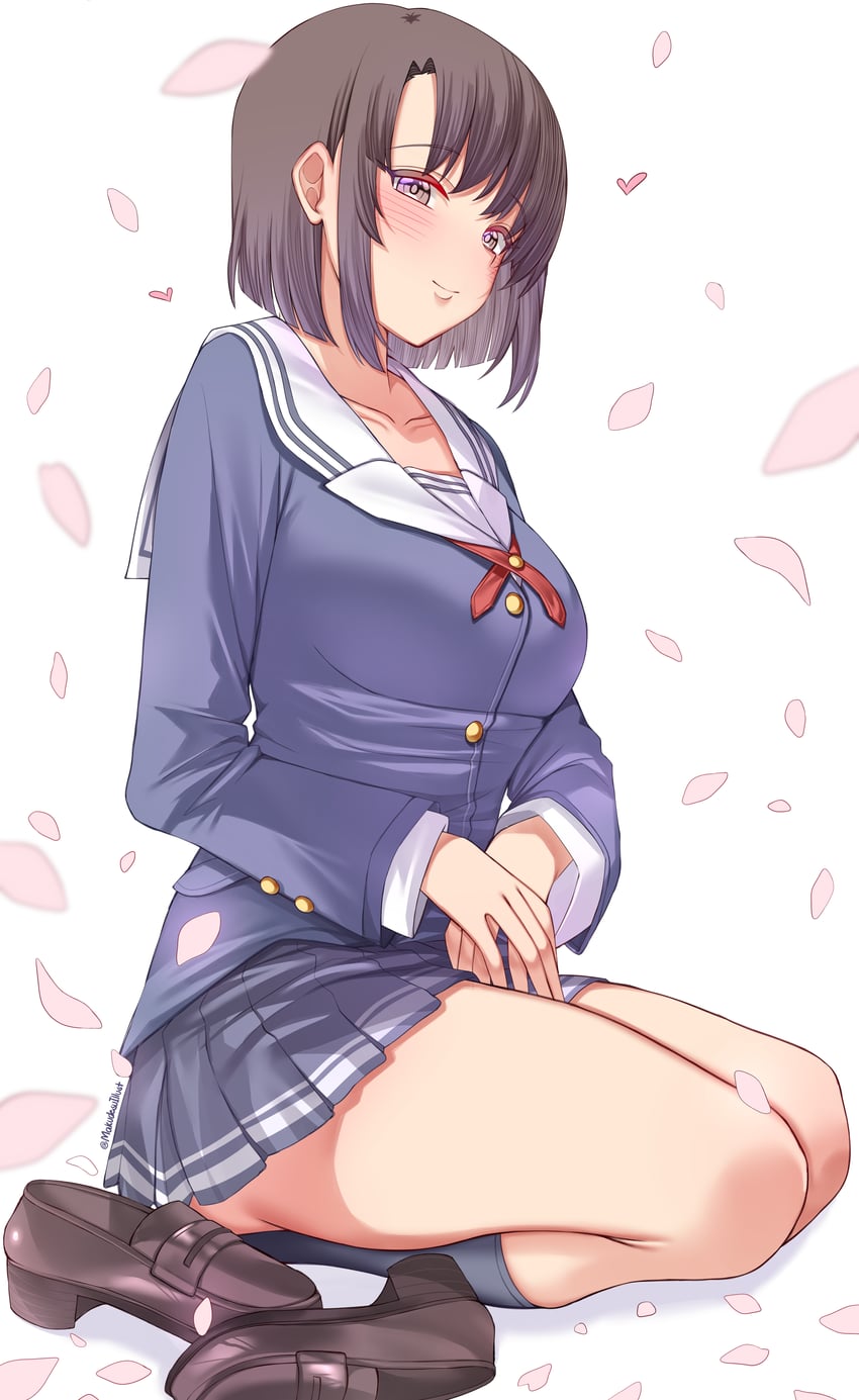 katou megumi (saenai heroine no sodatekata) drawn by makudesu