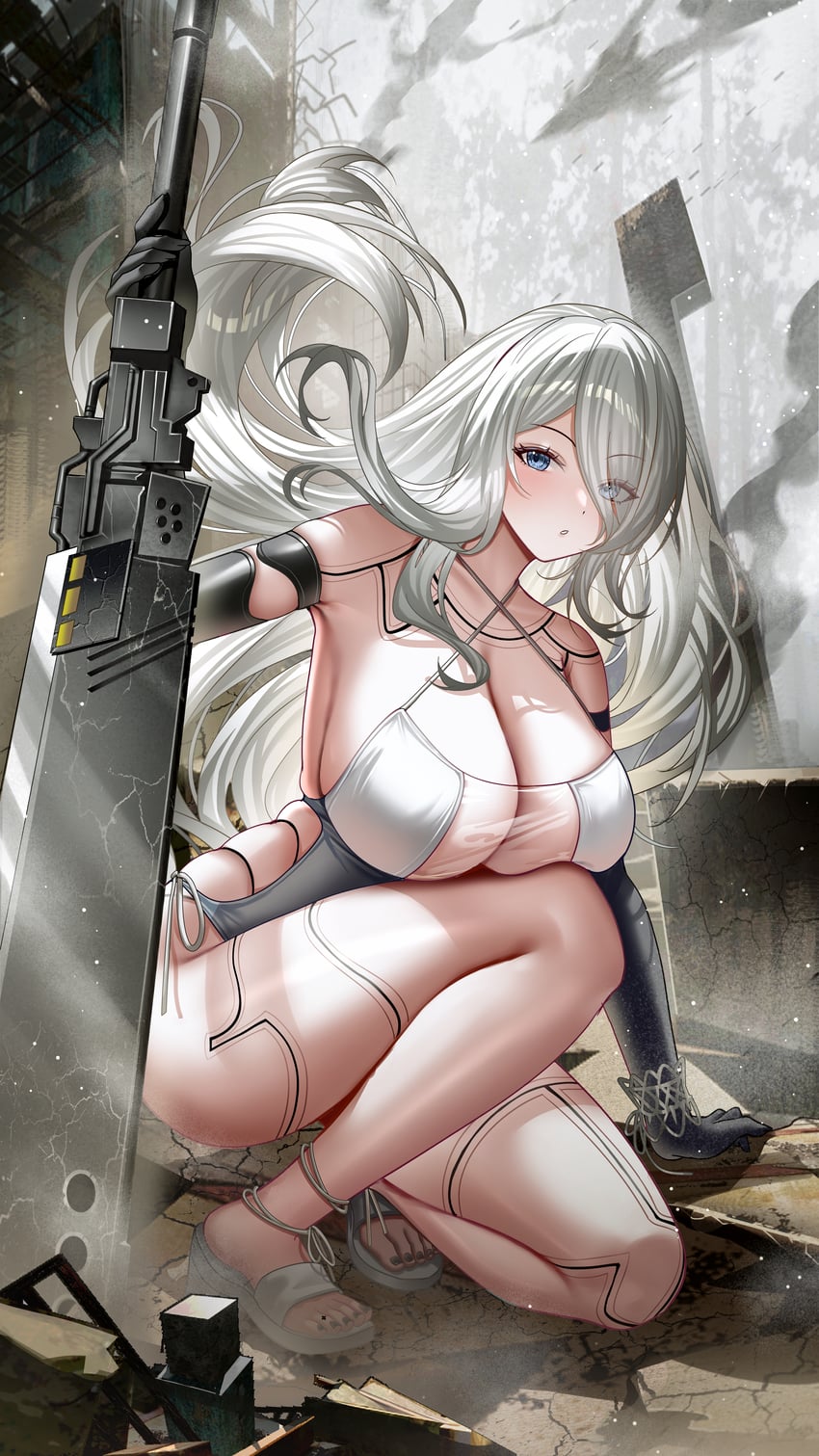a2 (goddess of victory: nikke and 2 more) drawn by tansuan_(ensj3875)