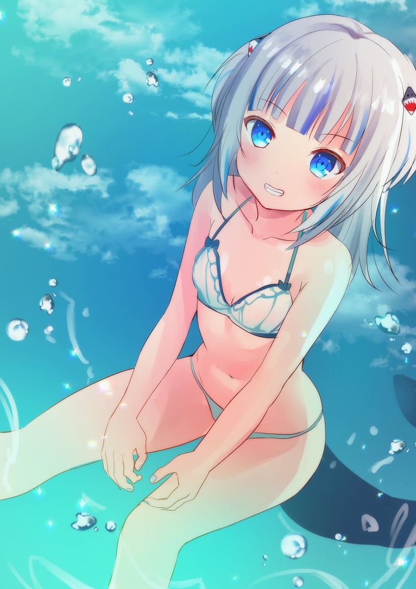 gawr gura (hololive and 1 more) drawn by nta_(n_tan2)