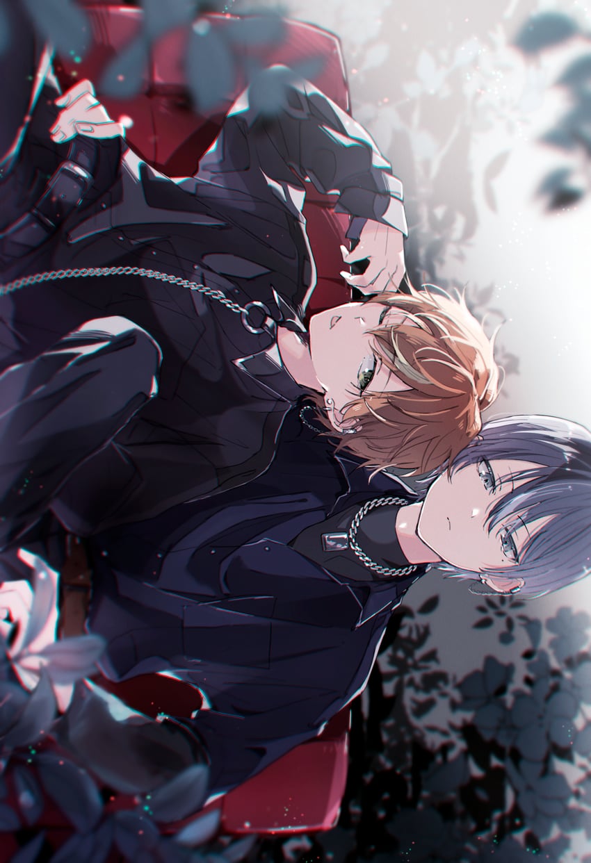 shinonome akito and aoyagi touya (project sekai) drawn by kuuu_ilst