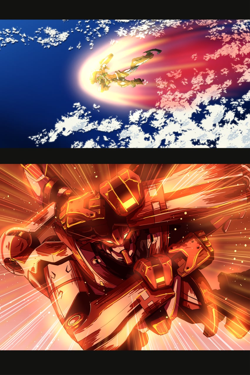 gquuuuuux (gundam and 1 more) drawn by fujitaka_nasu
