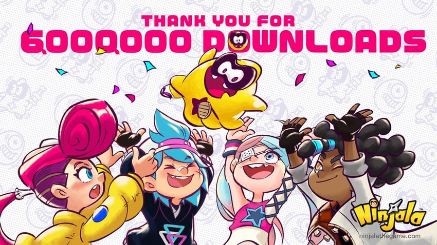 gumchi, kappei, berecca, lucy, and ron (ninjala and 1 more) drawn by rianti-wong