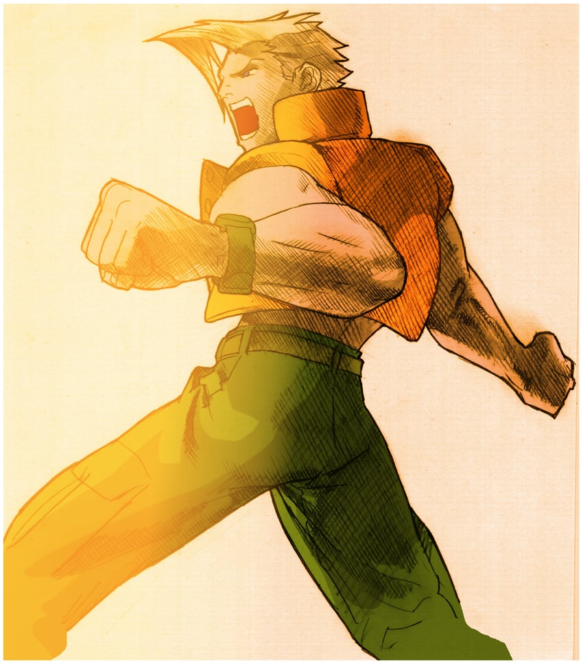 charlie nash (street fighter and 4 more) drawn by bengus