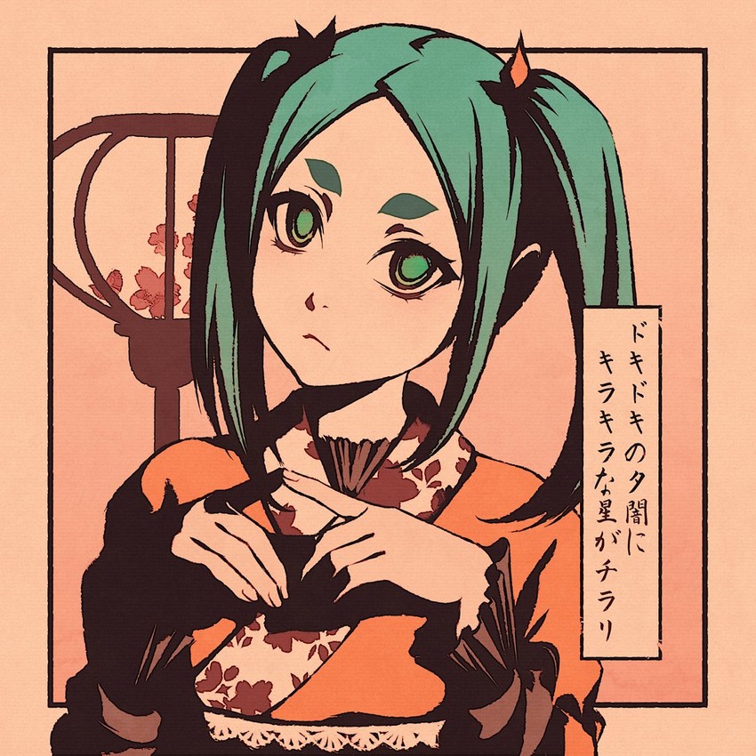ononoki yotsugi (monogatari and 1 more) drawn by moshimoshibe