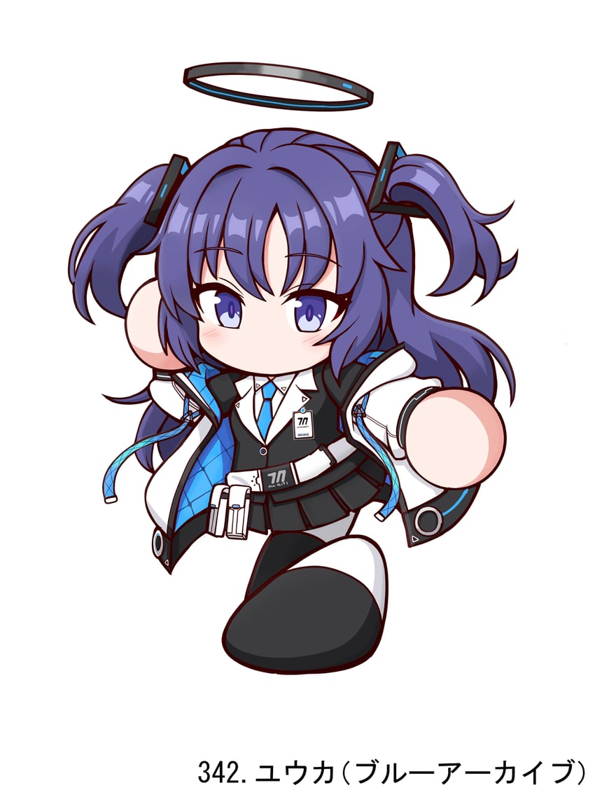 yuuka (blue archive and 1 more) drawn by shiroi_tansu