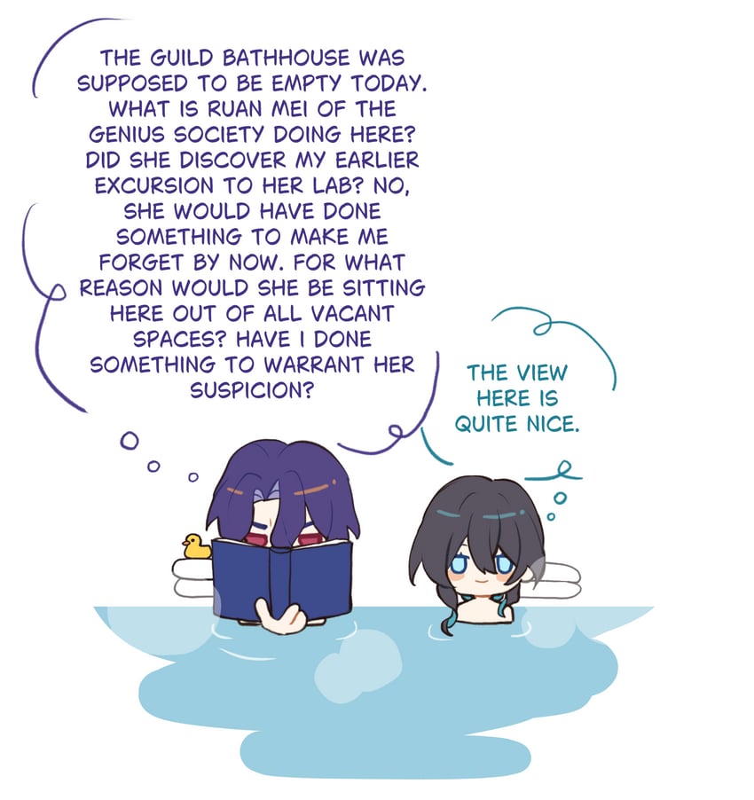 dr. ratio and ruan mei (honkai and 1 more) drawn by sgrimp