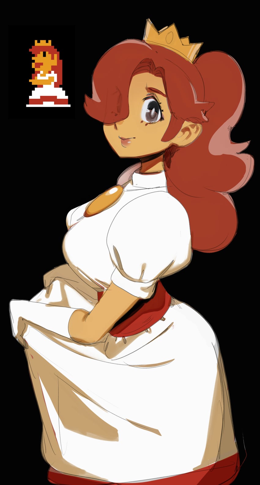 princess peach (mario and 1 more) drawn by sho-n-d