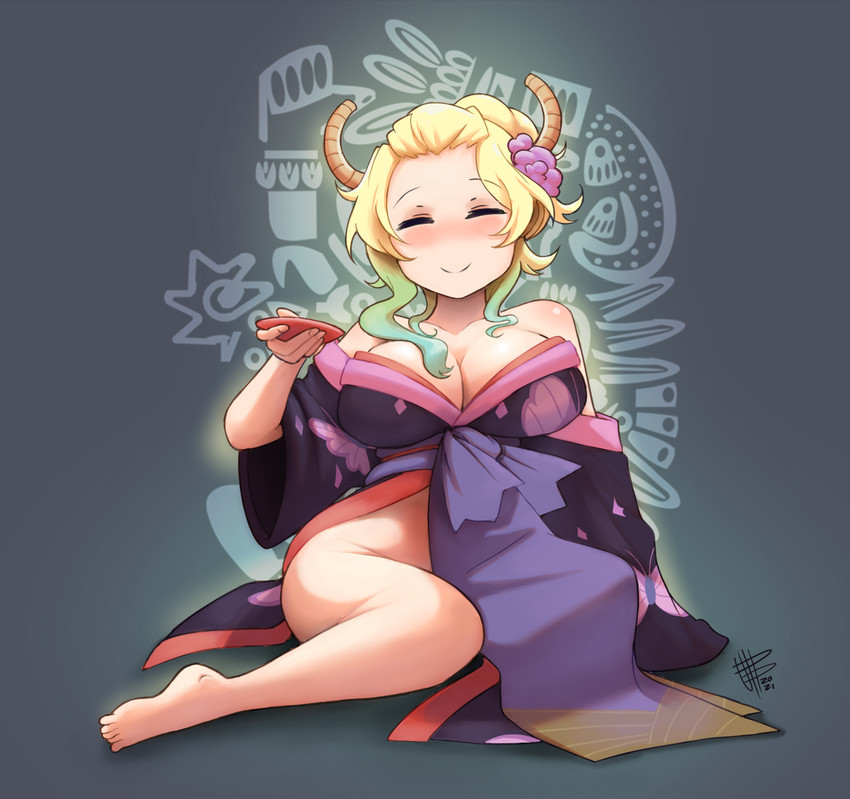 lucoa (kobayashi-san chi no maidragon) drawn by mateus_upd
