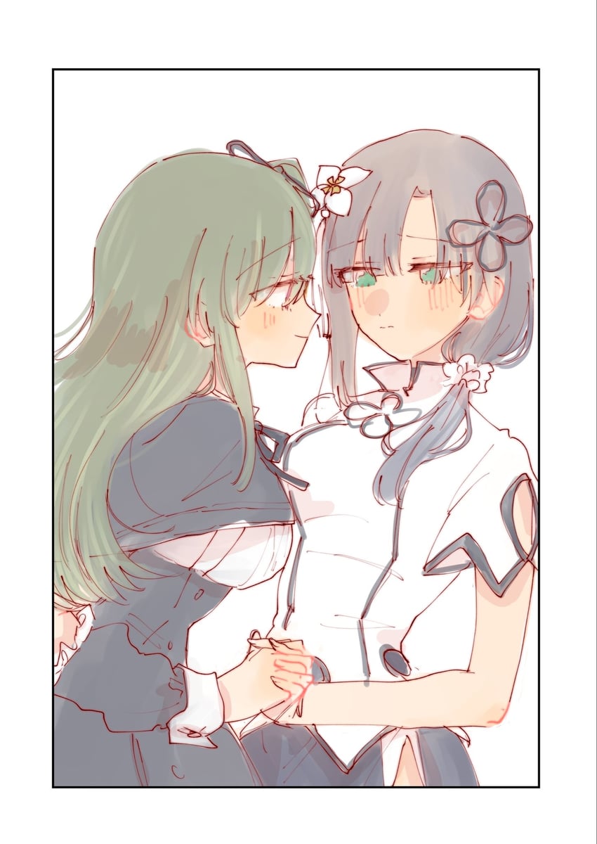 kuo shenlin and wang yujia (assault lily) drawn by rui_rui_rui0122