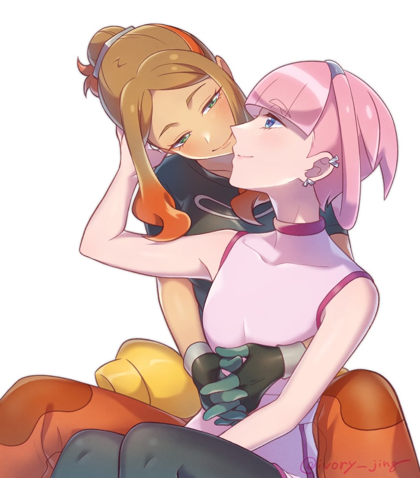 orla and mollie (pokemon and 1 more) drawn by ivory_(25680nico)