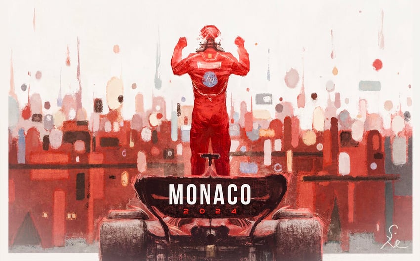 charles leclerc (real life and 1 more) drawn by chanasykine