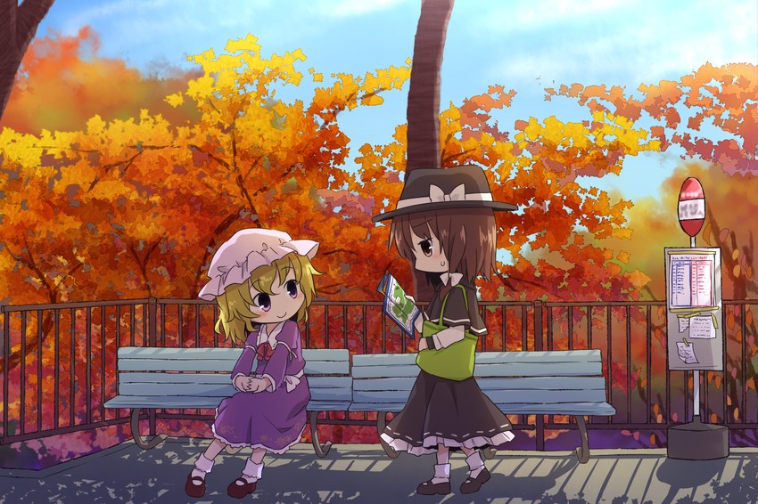 usami renko and maribel hearn (touhou) drawn by yamabuki_(yusuraume)