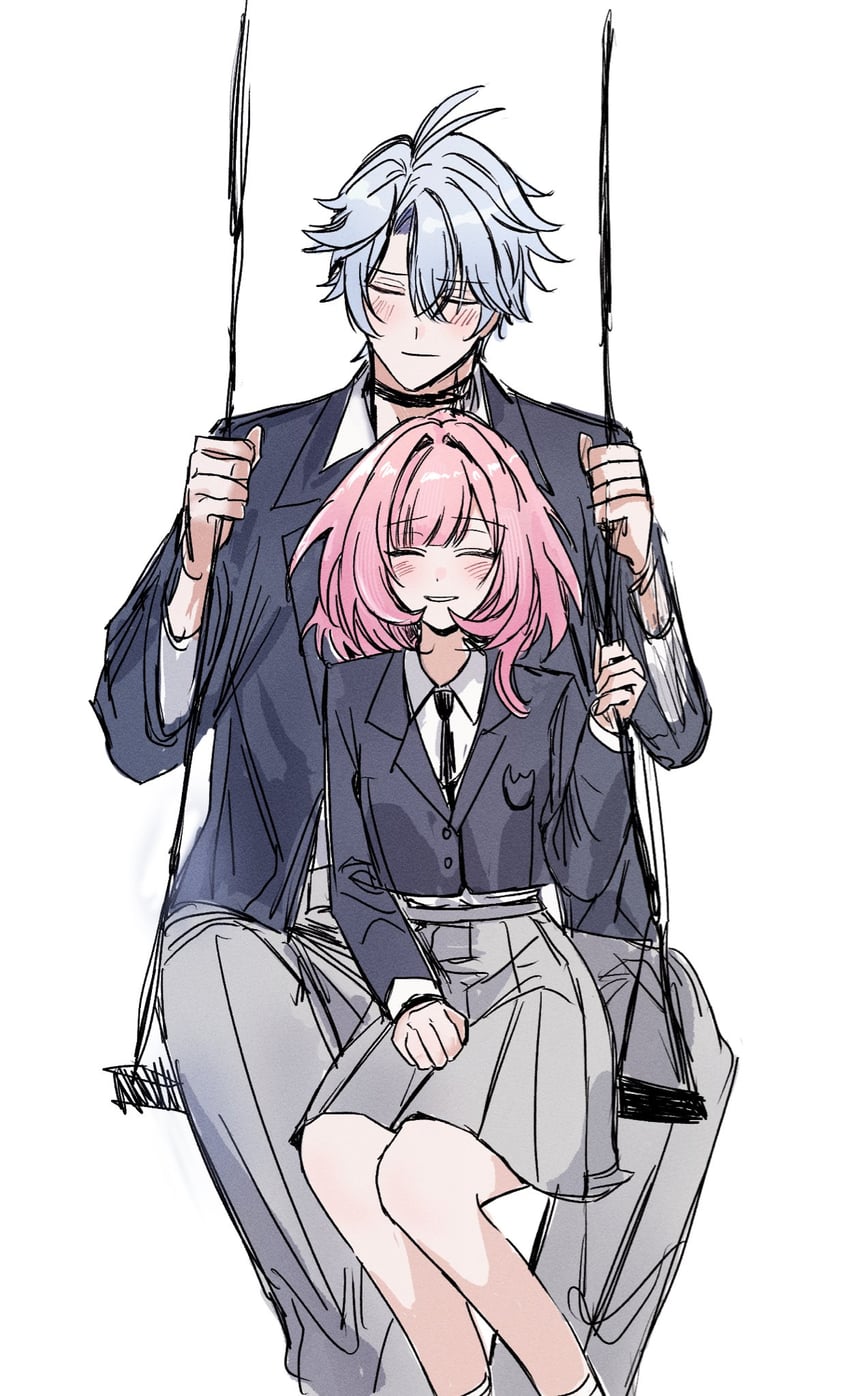 phainon and cyrene (honkai and 1 more) drawn by ilsijeongj2213