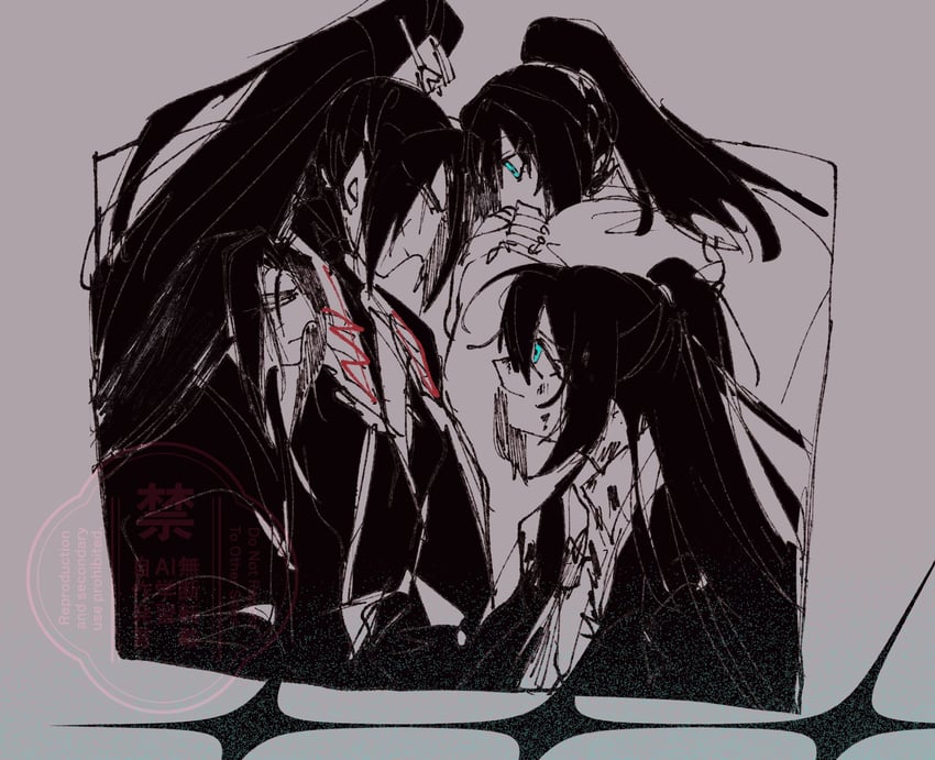 hong lu and jia qiu (project moon and 1 more) drawn by 1004_meee