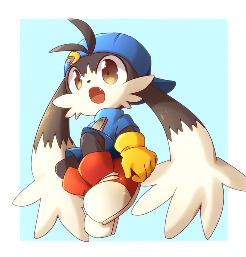 pac-man and klonoa (kaze no klonoa) drawn by aka_muffler_yamato