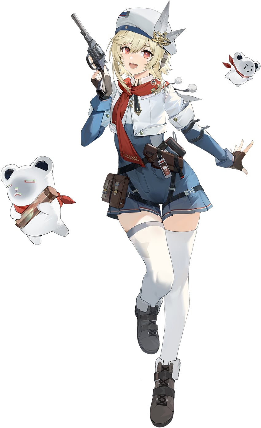 nagant revolver and nagant (girls' frontline and 1 more)