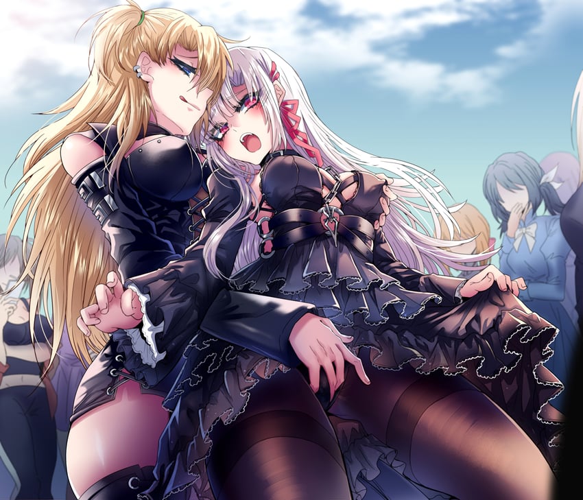 player character and whitney (original and 1 more) drawn by nga_(ray_ray)