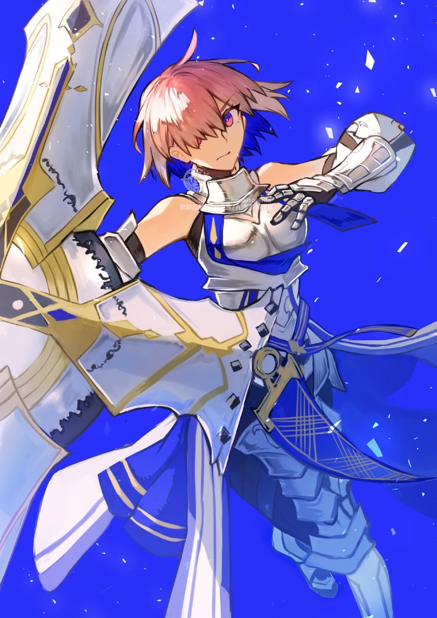 mash kyrielight (fate and 1 more) drawn by kashia