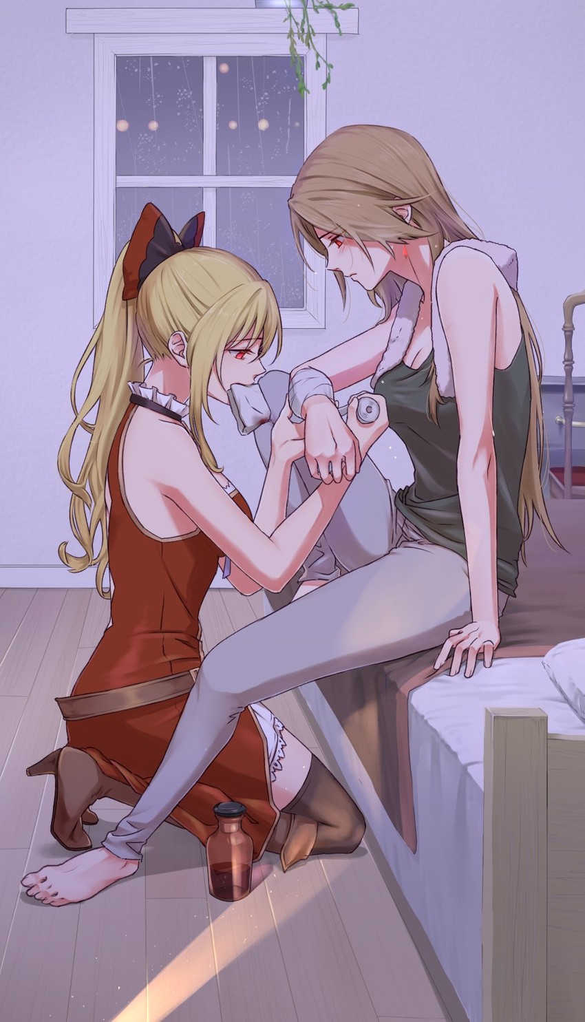 vira and katalina (granblue fantasy) drawn by miso-ha_(ukyuu)