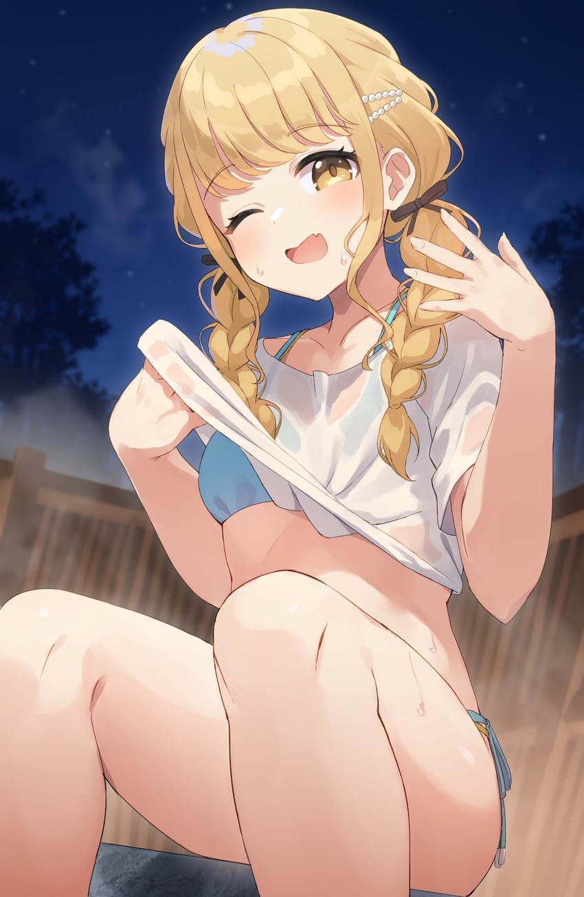 fujita kotone (idolmaster and 1 more) drawn by fragir