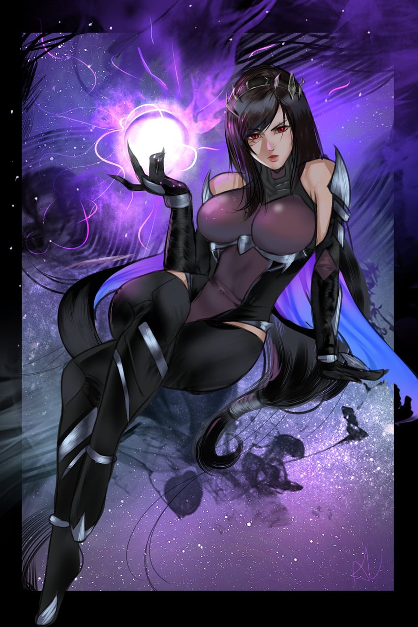 tifa lockhart (final fantasy and 2 more) drawn by arialla_draws