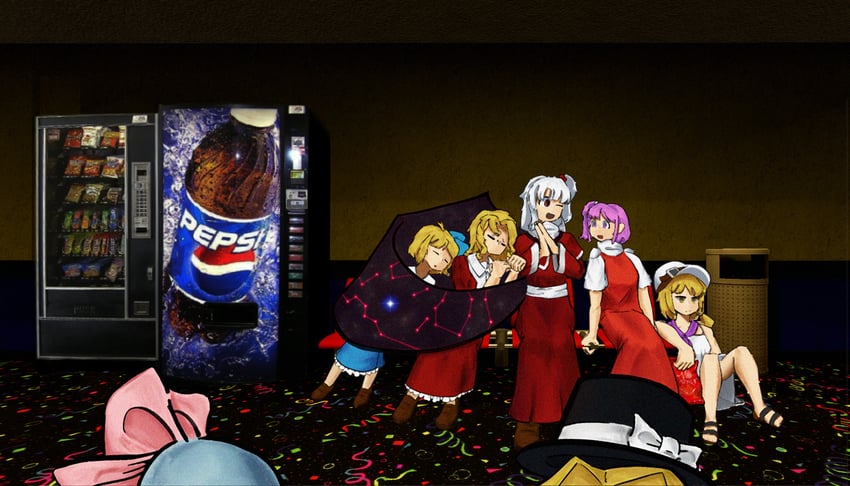 alice margatroid, shinki, yumeko, mai, yuki, and 2 more (touhou and 2 more) drawn by juth_(ptns5253)