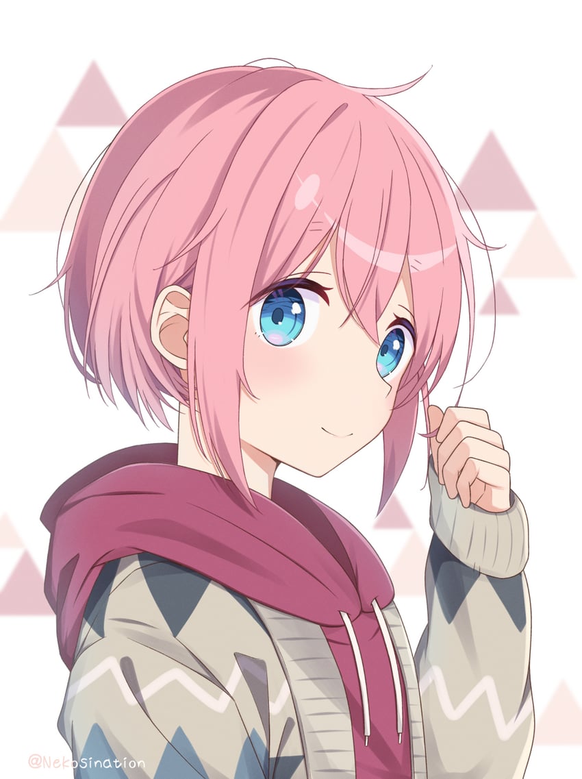 kagamihara nadeshiko (yurucamp and 1 more) drawn by nekosination