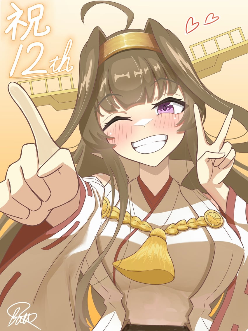 kongou and kongou kai ni (kantai collection) drawn by batta_no_tsukudani