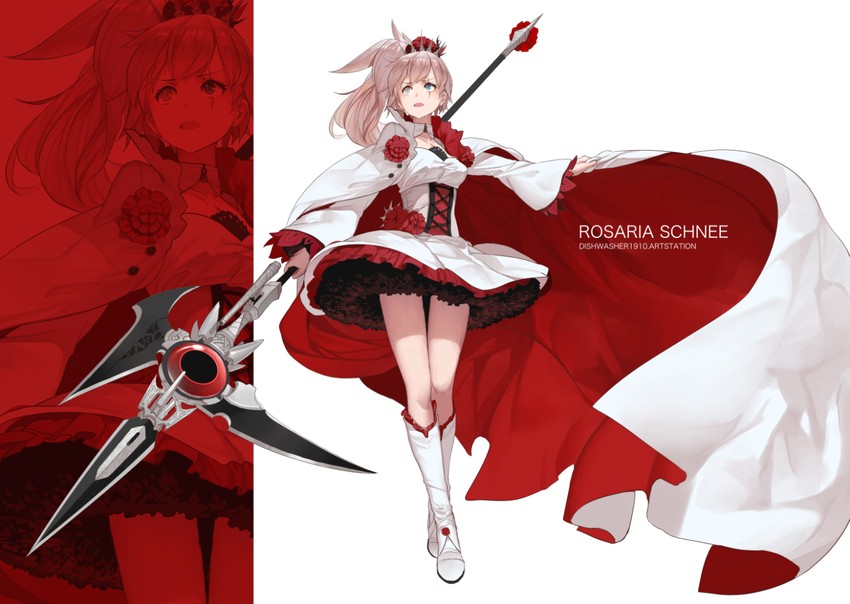 ruby rose and weiss schnee (original and 1 more) drawn by dishwasher1910