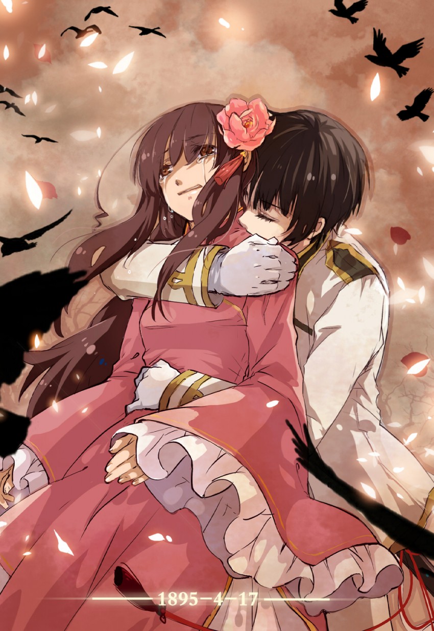 japan and taiwan (axis powers hetalia) drawn by saiyki