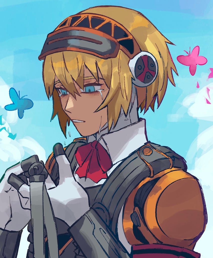 aigis (persona and 2 more) drawn by hex_rkgk