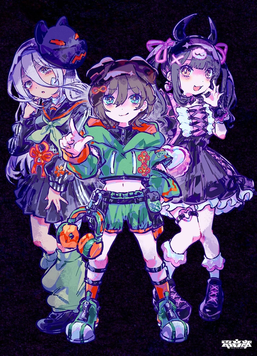 reml, ogami matoi, and abeno-shakuji-maya (denonbu) drawn by kiato