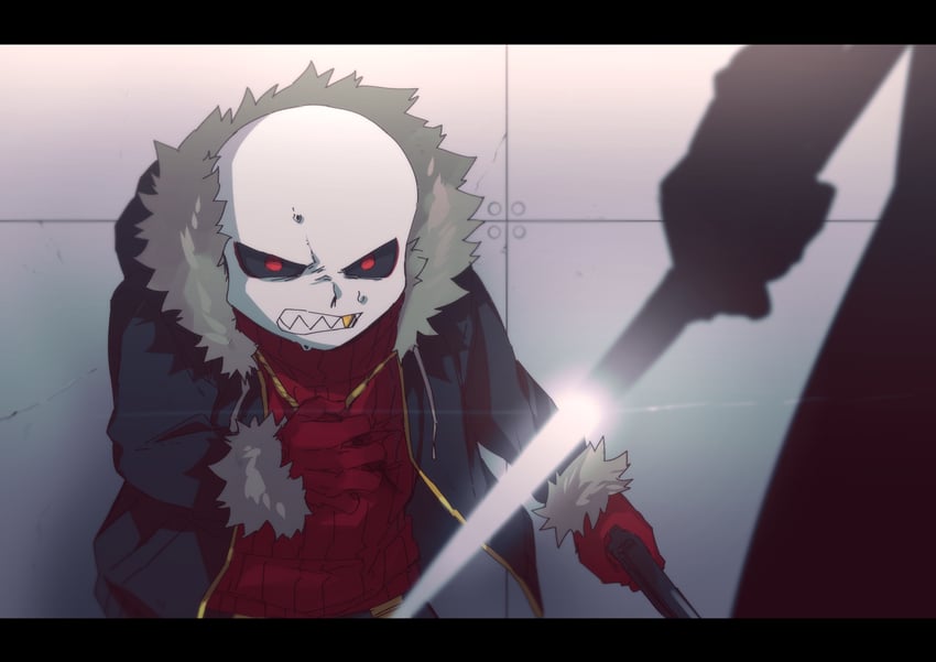 sans (undertale and 1 more) drawn by asahimachi
