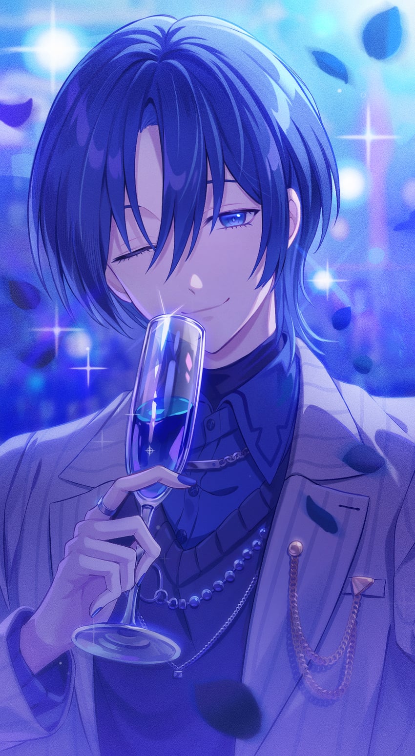 hiodoshi ao (hololive and 1 more) drawn by peumya