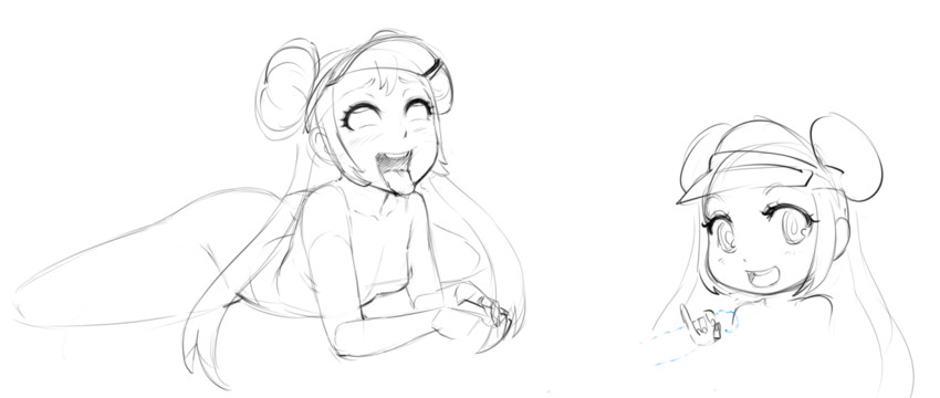 rosa (pokemon and 1 more) drawn by lm_(legoman)