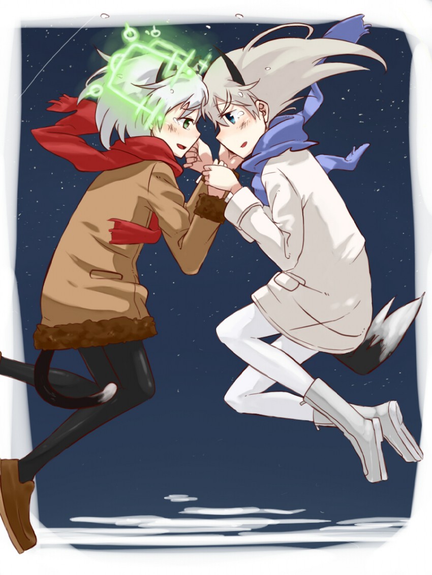 sanya v. litvyak and eila ilmatar juutilainen (world witches series and 1 more) drawn by chikiso
