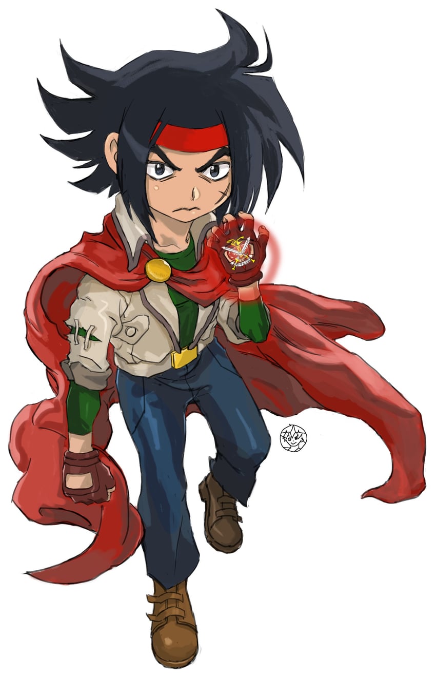 domon kasshu (gundam and 1 more) drawn by shiren_(ourboy83)