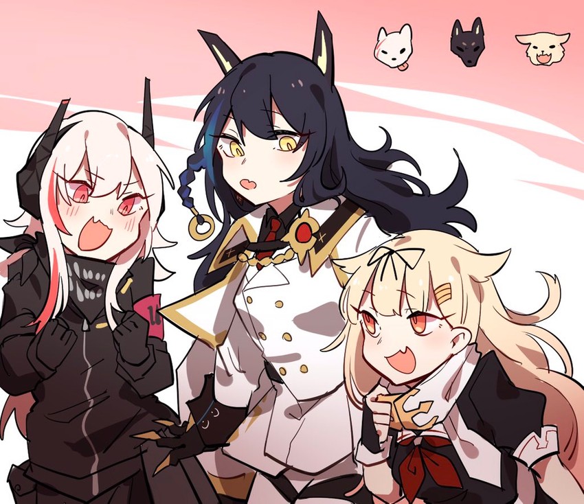 yuudachi, yuudachi kai ni, m4 sopmod ii, and bernadette (kantai collection and 2 more) drawn by zocehuy